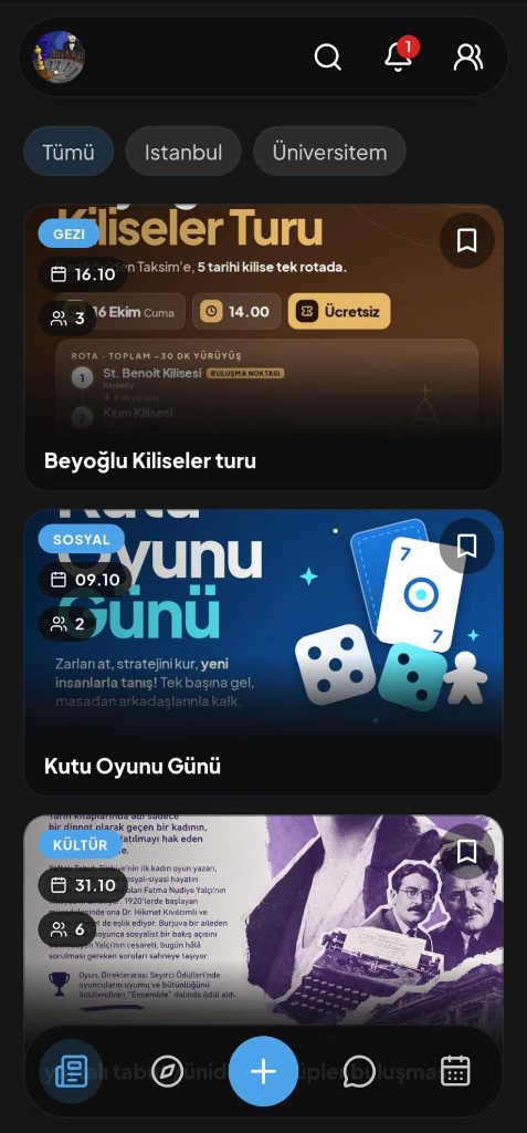 ünideer akış ekranı